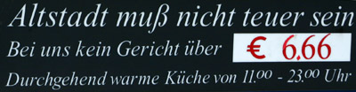 Bratwurst Roslein