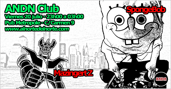 ANDN Club Metropole Spongebob