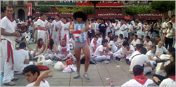 Maradona en San Fermin