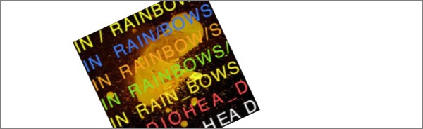 Radiohead In Rainbows CD cover caratula portada